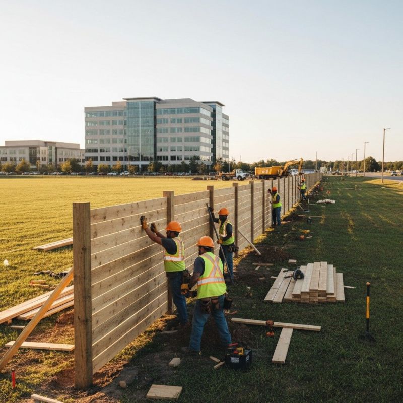 Fence Panel Installation detail